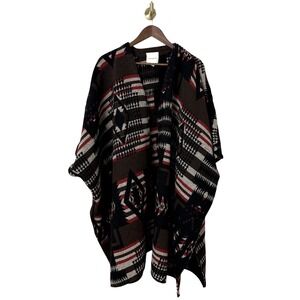 Thread‎ & Supply Aztec Blanket Coatigan Western Southwest Boho Ranch One Size